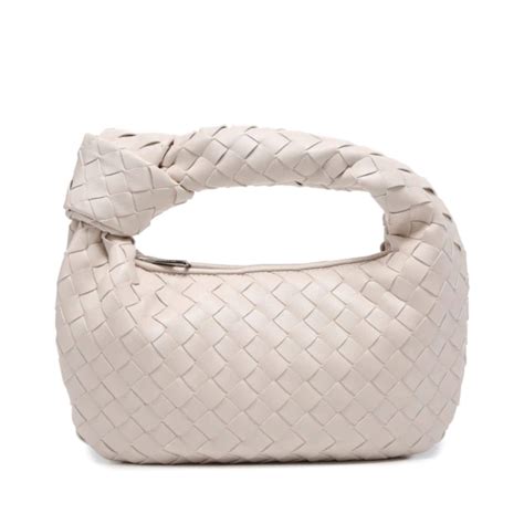 bottega veneta woven knot bag.